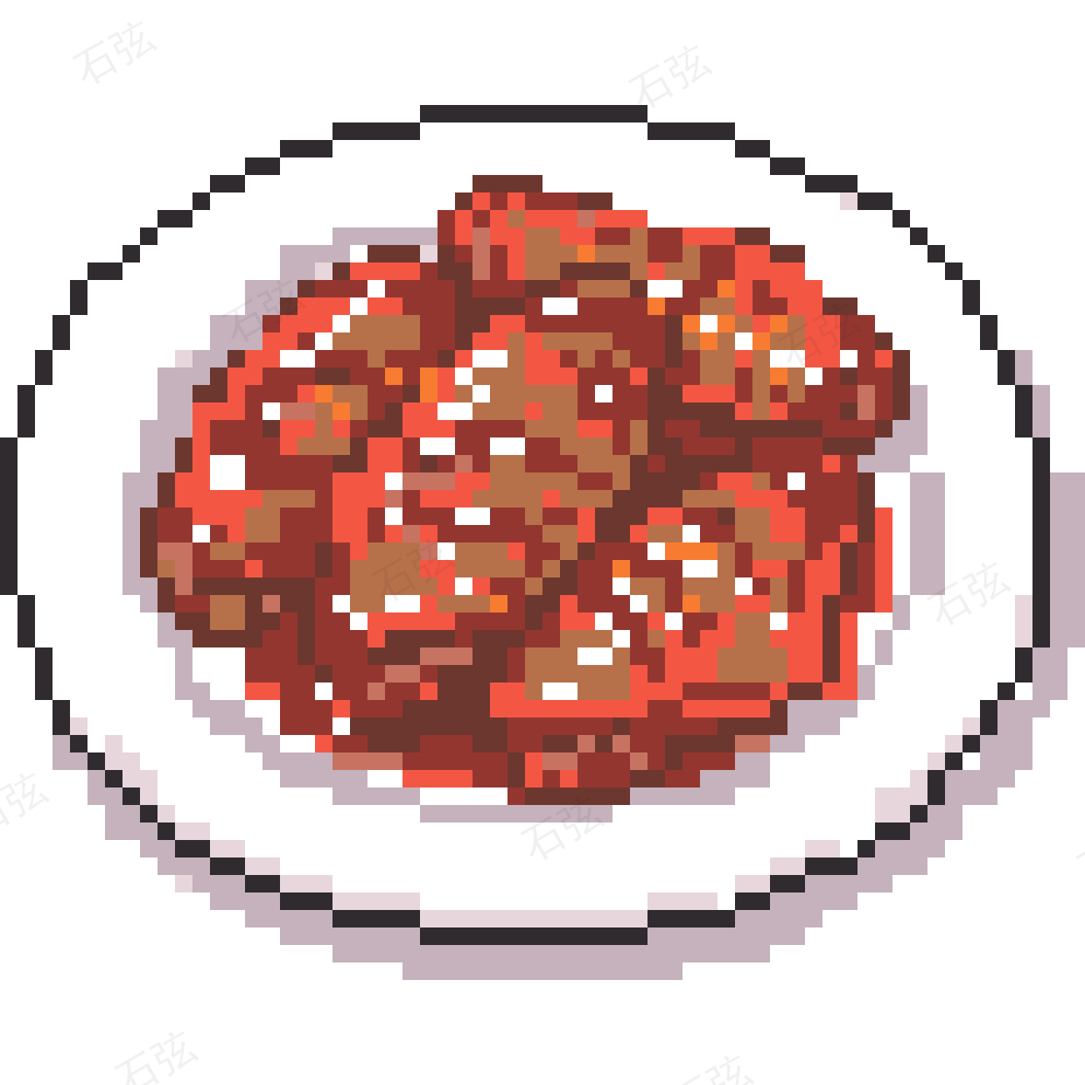 可乐鸡翅拼豆图纸 拼豆图纸