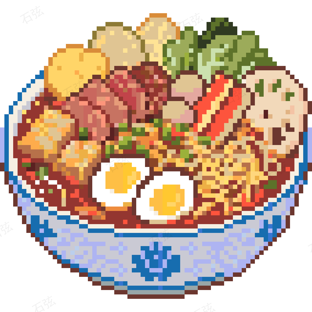 麻辣烫拼豆图纸 拼豆图纸