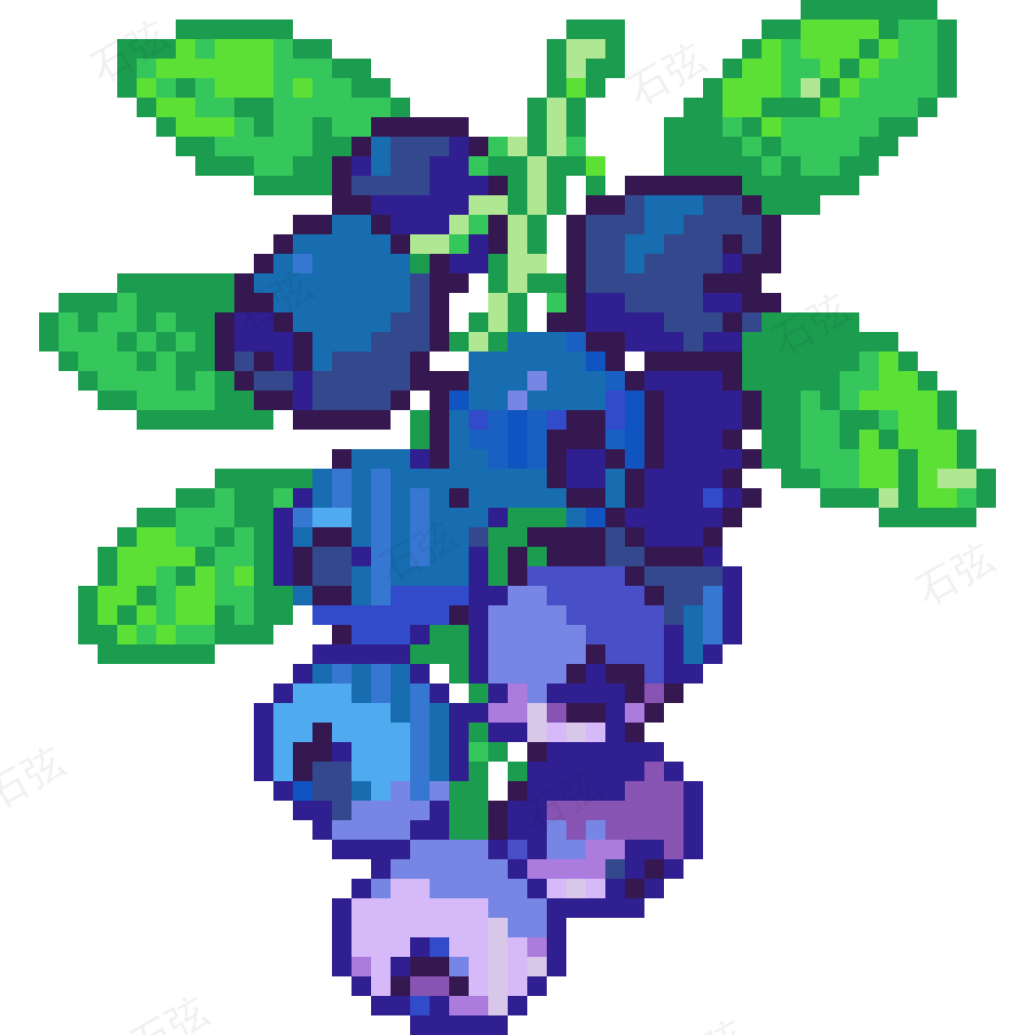 水果系列拼豆图纸·第3款 拼豆图纸