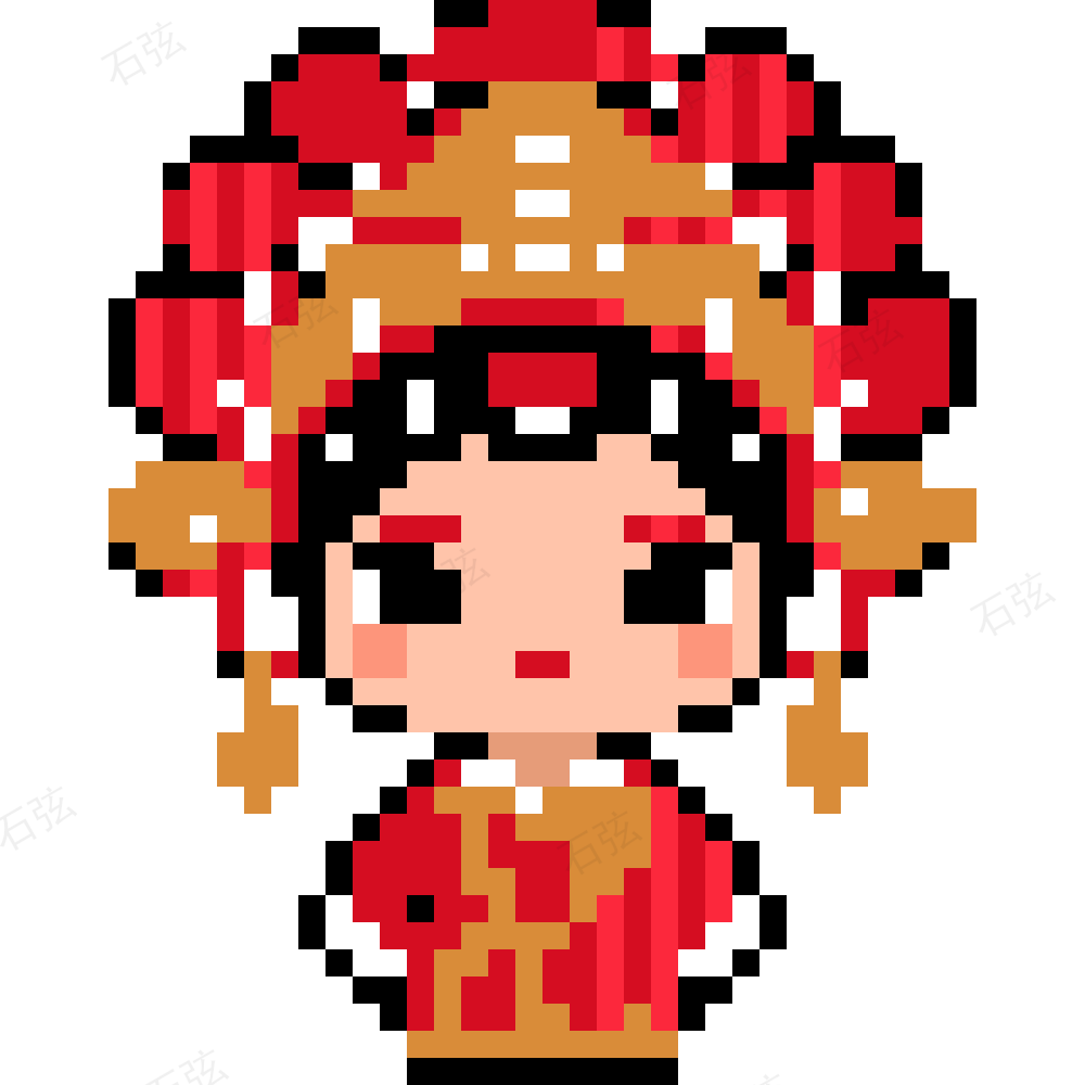 传统文化拼豆图纸·第34款 拼豆图纸
